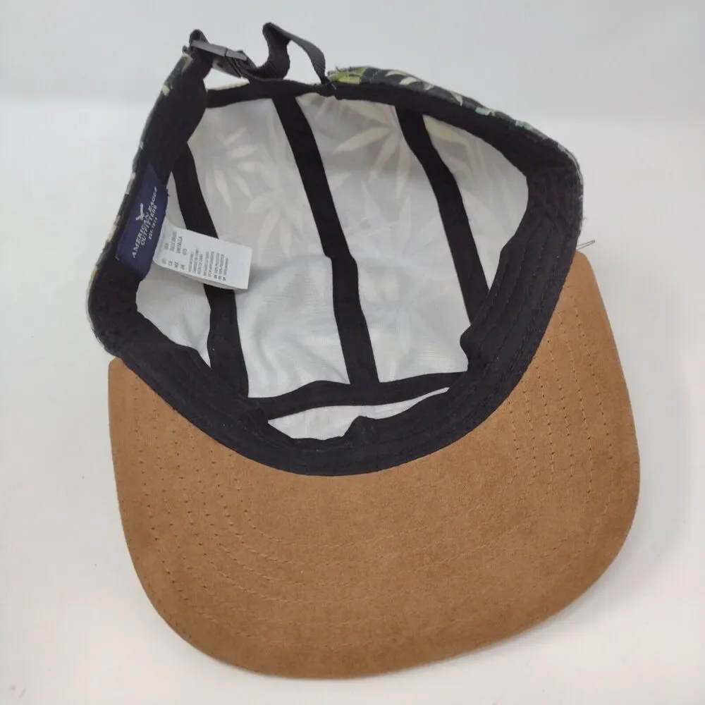 American Eagle Outfitters Strapback 5 Panel Hat Multi OSFA Tropical - Picture 6 of 8